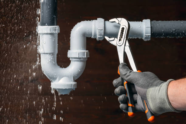 Professional Plumbing technician working in Wales, WI